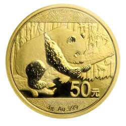 2016 3 Gram Chinese Gold Panda Coin BU