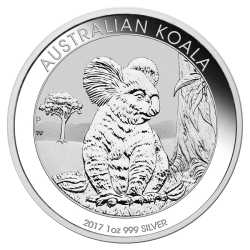 2017 1 oz Australian Perth Mint Koala Silver Coin