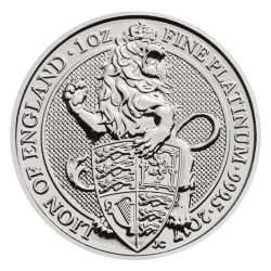 2017 1 oz Queen's Beast Lion Platinum Coin