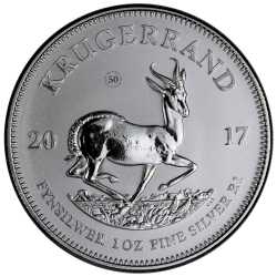 2017 South African Silver Krugerrand Coin 1 oz - Gem Premium Uncirculated