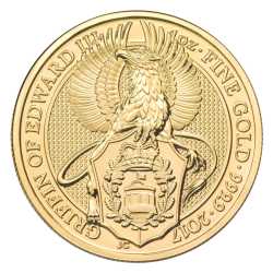 2017 1 oz Queen's Beasts Gold Coin - The Griffin