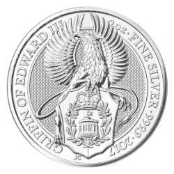 2017 2 oz Silver Queen's Beasts The Griffin - Royal British Mint