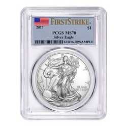 2017 PCGS MS-70 First Strike American Silver Eagle