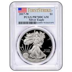 2017-W Silver Eagle Proof - PR-70 PCGS First Strike