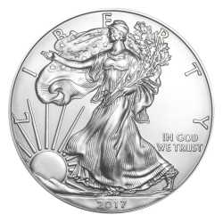 2017 American Silver Eagle Coin BU