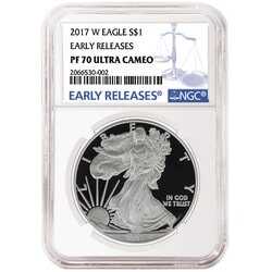2017-W Silver Eagle Proof - PF-70 NGC Early Releases
