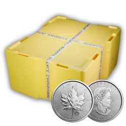 2017 Silver Maple Leafs Monster Box - 500 1 oz Coins