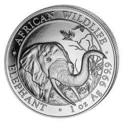 2018 Somalian Elephant Silver Coin 1 oz