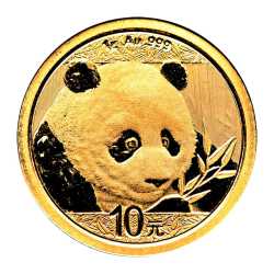 2018 1 Gram Chinese Gold Panda Coin BU