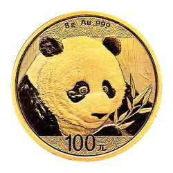 2018 8 Gram Chinese Gold Panda Coin BU