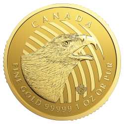 2018 RCM Golden Eagle Gold Coin 1 oz .99999  - Call of the Wild