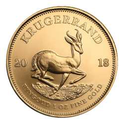 2018 South African Gold Krugerrand Coin 1 Oz
