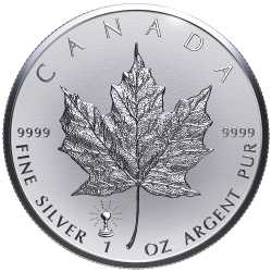 2018 Canadian Silver Maple Leaf Coin - Thomas Edison Light Bulb Privy