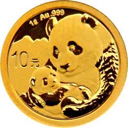 2019 1 Gram Chinese Gold Panda Coin BU