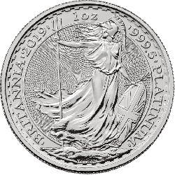 2019 1 oz Britannia Platinum Coin