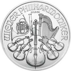 2021 1 oz Austrian Silver Philharmonic Coin BU