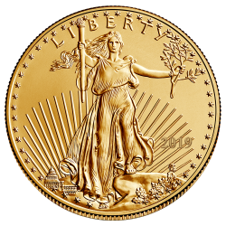 2019 1/2 oz Gold American Eagle Coin BU