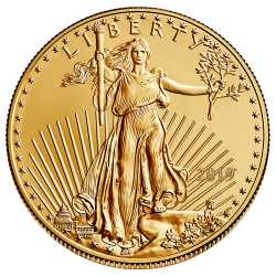 2019 1 oz Gold American Eagle Coin BU