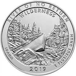 2019 River of No Return Wilderness 5 oz Silver Coin - America The Beautiful