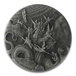 2019 2 oz The Crowned Virgin Silver Coin - Biblical Series