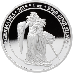 2019 1 oz Germania Proof Silver Coin - 5 Mark