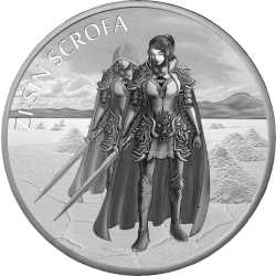 2019 South Korean ZI:SIN Scrofa Ghost Silver Coin 1 oz