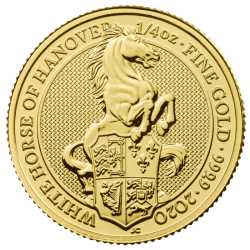 2020 1/4 oz Queen's Beasts White Horse of Hanover Gold Coin