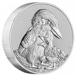 2020 2 oz Australian Piedfort Kookaburra Silver Coin - Next Generation Series