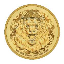 2020 1 oz Roaring Lion Proof Gold Coin
