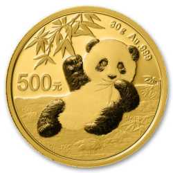 2020 30 Gram Chinese Gold Panda Coin BU