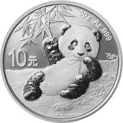 2020 30 Gram Chinese Silver Panda Coin BU