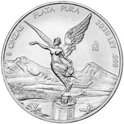2020 5 oz Mexican Libertad Silver Coin