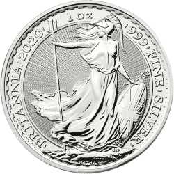 2020 1 oz Silver Britannia Coin BU