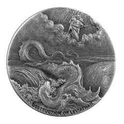 2020 2 oz Destruction of Leviathan Biblical Silver Coin Series