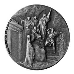 2020 2 oz Resurrection of Lazarus Biblical Silver Coin Series