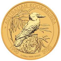 2020 1/10 oz Australian Kookaburra Gold Coin