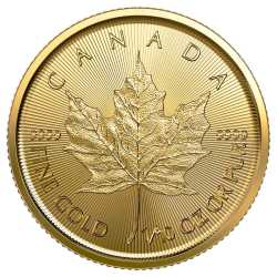 2021 1/10 oz Canadian Gold Maple Leaf Coin BU