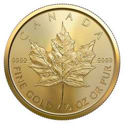 2021 1/2 oz Canadian Gold Maple Leaf Coin BU