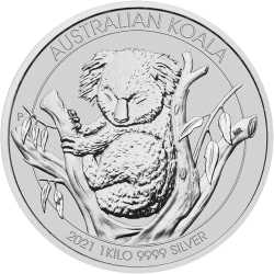 2021 1 Kilo Australian Silver Koala Coin