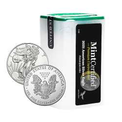 2021 1 oz Philadelphia Mint American Silver Eagle MintCertified™ Premium Uncirculated | Sealed Tube