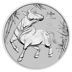 2021 1 oz Year of the Ox Platinum Coin - Perth Mint Lunar Series III