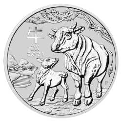 2021 1 Kilo Year of the Ox Silver Coin - Perth Mint Lunar Series III