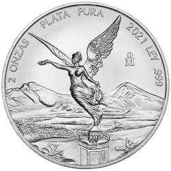 Buy 2021 2 oz Mexican Mint Libertad Silver Coin