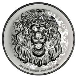 2021 5 oz Roaring Lion Silver Coin - High Relief
