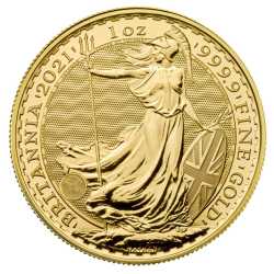 2021 1 oz Gold Britannia Coin BU