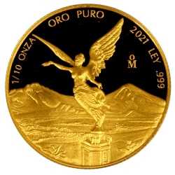 2021 1/10 oz Mexican Gold Libertad Proof Coin - SD Bullion