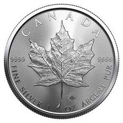 2021 Silver Maple Leaf Coin BU
