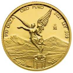 Buy 2021 1/10 oz Mexican Gold Libertad Coins - SD Bullion