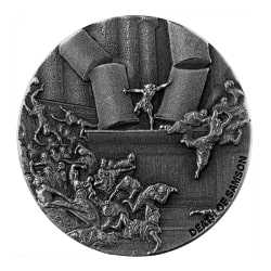 2021 2 oz Death of Samson Biblical Silver Coin Series