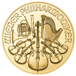 2022 1/2 oz Austrian Gold Philharmonic Coin BU